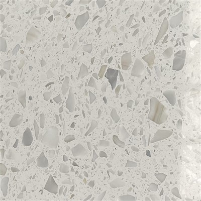 Baltas Terrazzo kompozitinis aliuminio korio stalviršis